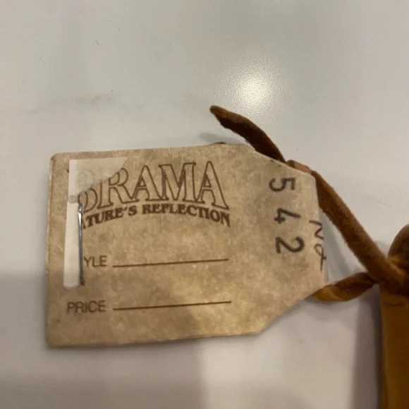 NWOT Brama Handmade Canada Deerskin Tooled Leather Wallet - Picture 3 of 14